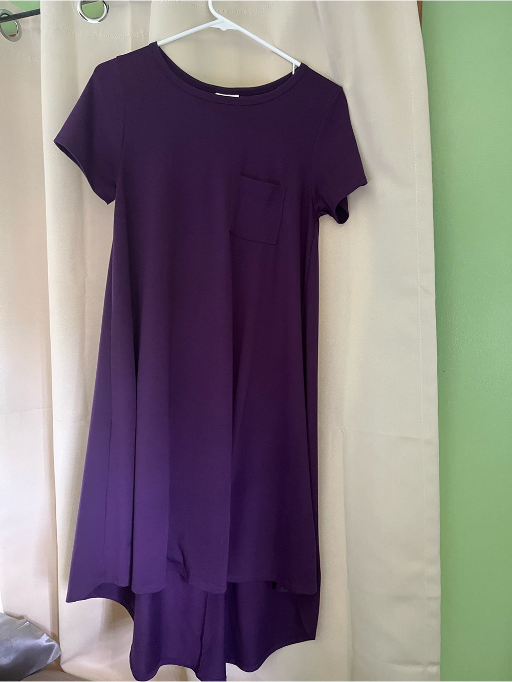 LuLaRoe Carly Dress **Size XS** Color Plum Purple.